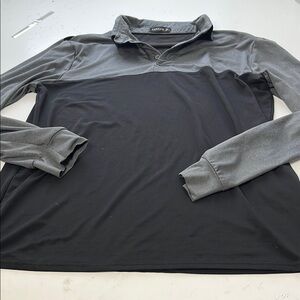 Tapulco Large Black and Gray Long Sleeve Shirt